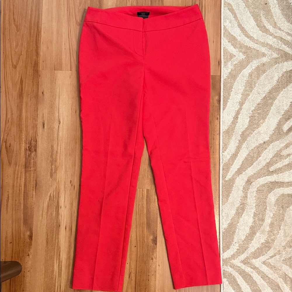Ann Taylor Factory Vibrant Red Women's Trousers